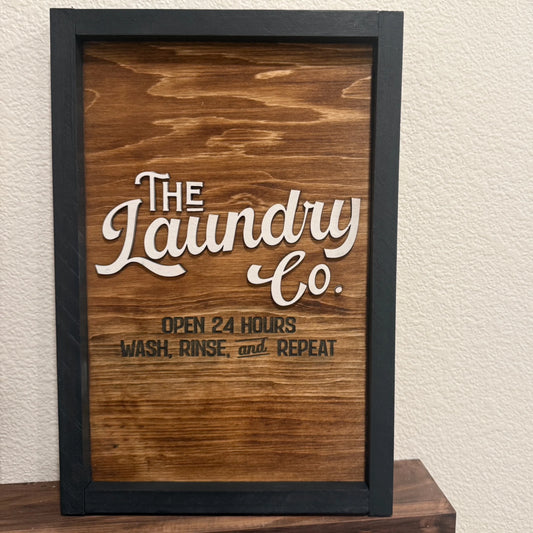 The Laundry Co. Sign